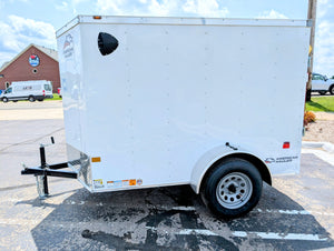 2026 American Hauler Arrow 5x8 Enclosed Cargo Trailer White - 32533
