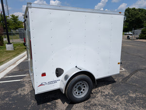 2026 American Hauler Arrow 5x8 Enclosed Cargo Trailer White - 32533
