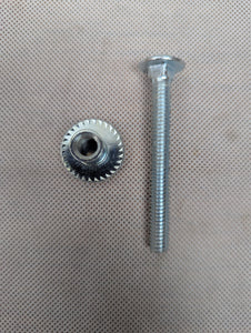 Carriage Bolt and Barrel for Multiple Trailer Uses