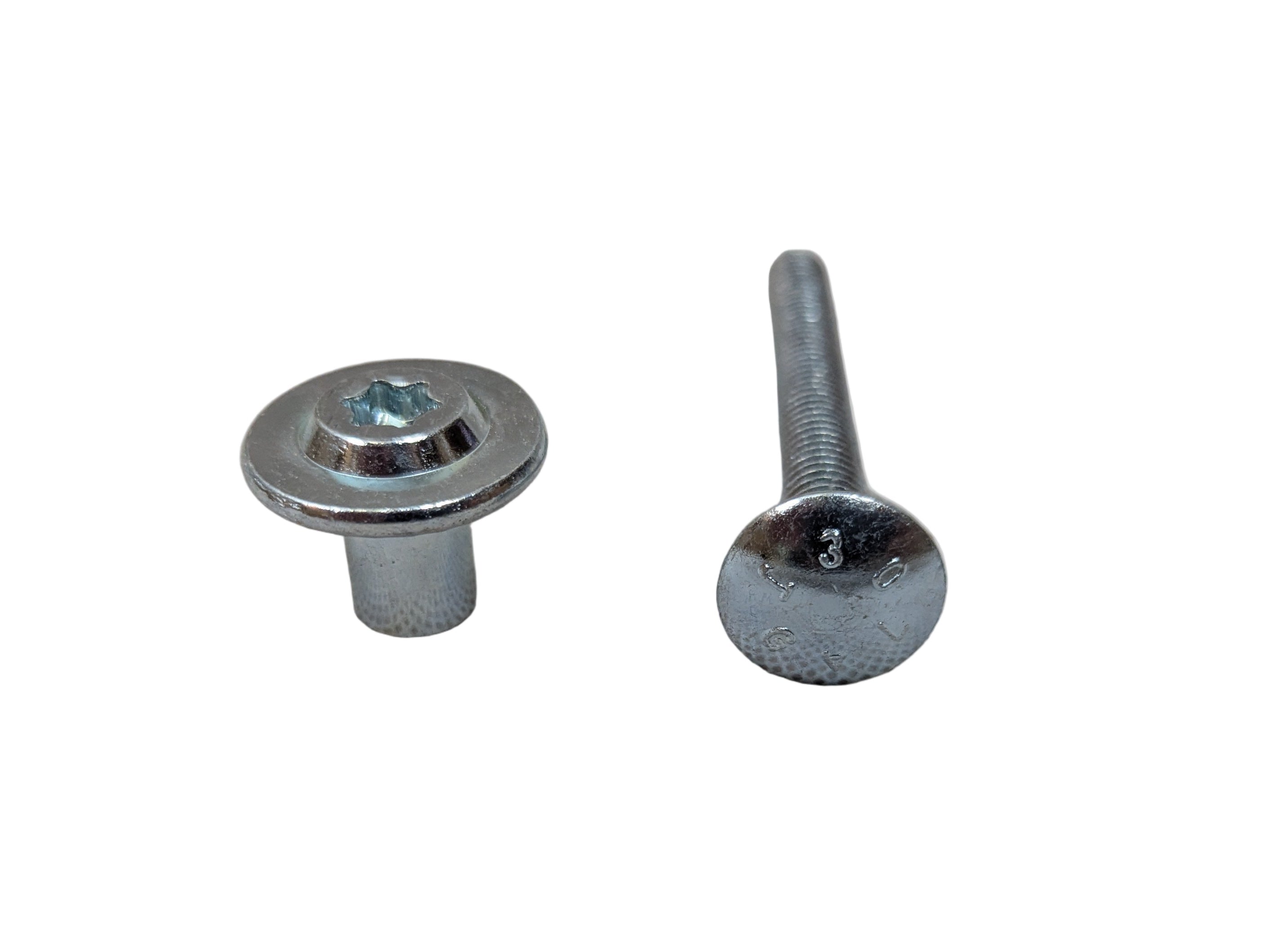Trailer Hasp Bolt Kit, 2 1/2" Trailer Hasp Bolt and Barrel for Cam Bar Lock and Hasp