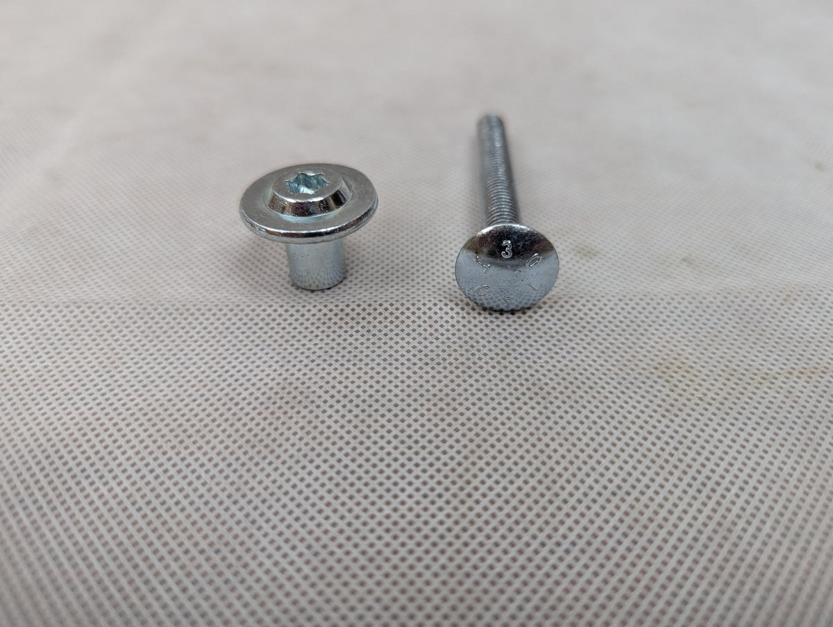 Carriage Bolt and Barrel for Multiple Trailer Uses
