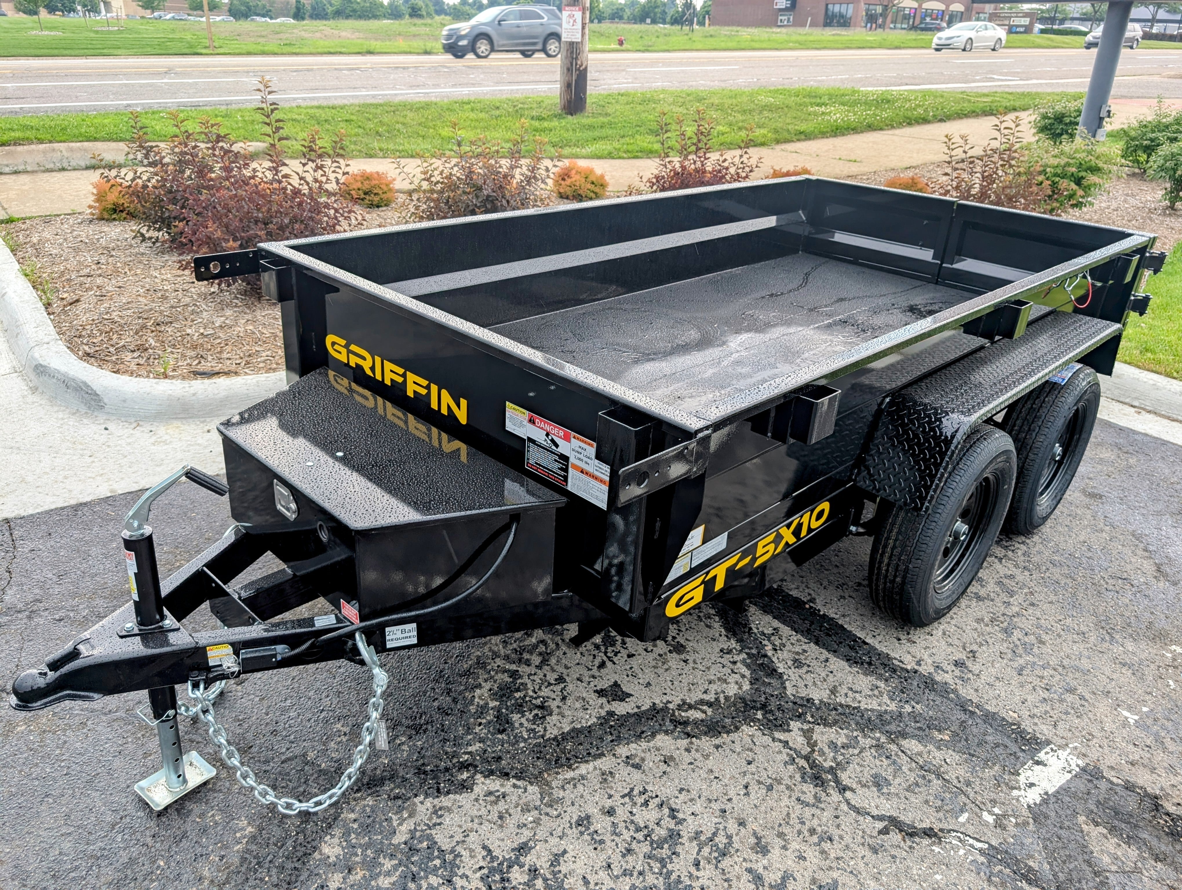 Griffin 5X10 Tandem Axle Hydraulic Dump Trailer