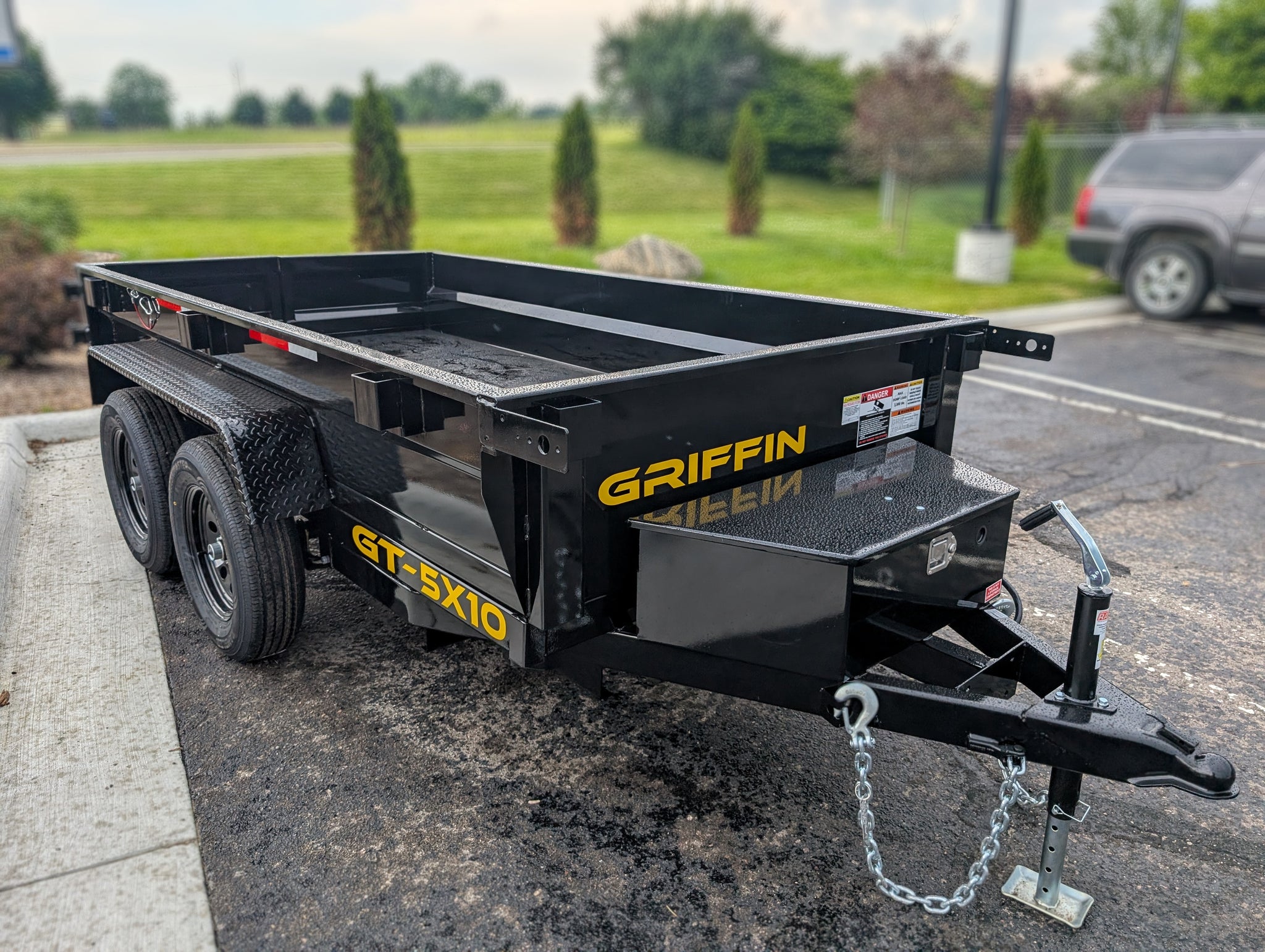 Griffin 5X10 Tandem Axle Hydraulic Dump Trailer