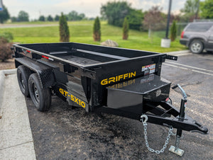 Griffin 5X10 Tandem Axle Hydraulic Dump Trailer