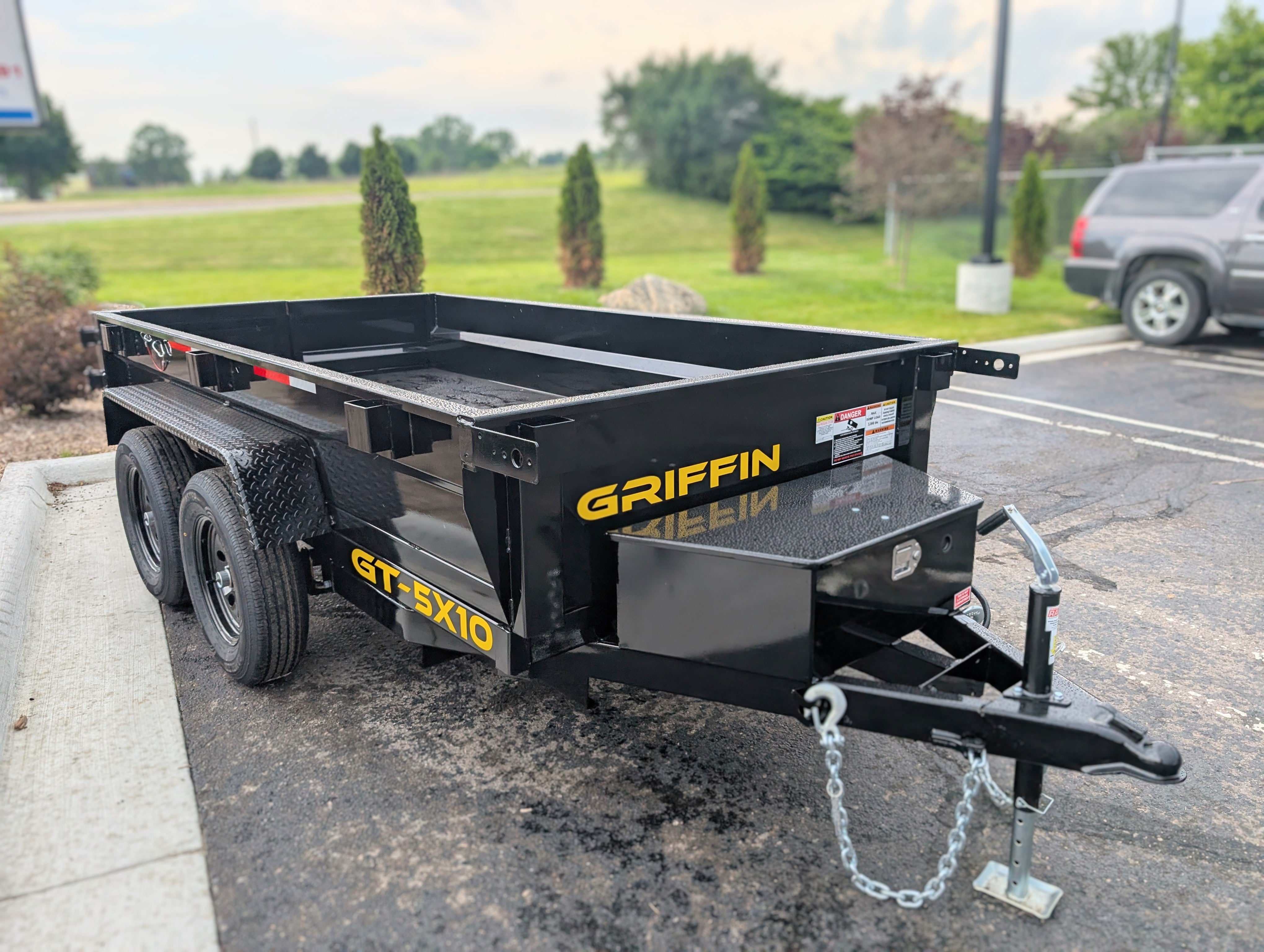 Griffin 5X10 Tandem Axle Hydraulic Dump Trailer