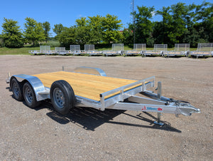 Silver Ox 7k Aluminum Car Hauler Trailer 14+2 - 16ft Overall Deck
