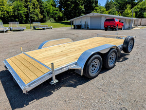 Silver Ox 7k Aluminum Car Hauler Trailer 14+2 - 16ft Overall Deck
