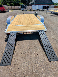 Silver Ox 7k Aluminum Car Hauler Trailer 14+2 - 16ft Overall Deck