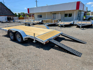 Silver Ox 7k Aluminum Car Hauler Trailer 14+2 - 16ft Overall Deck
