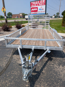 Silver Ox 7x14 Tandem Axle Aluminum Utility Trailer with ATV Ramps