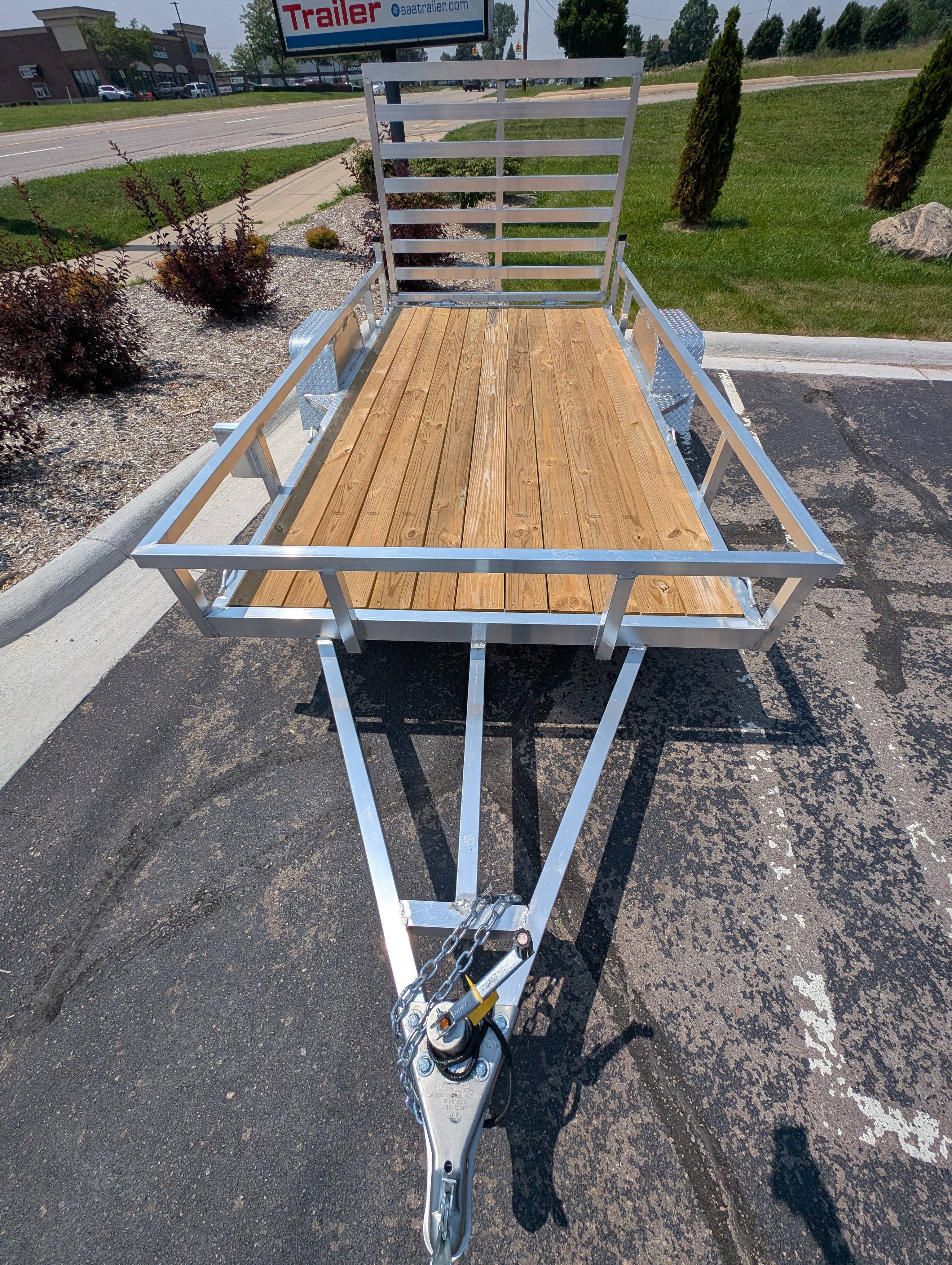 SilverOx 6x12 Single Axle Aluminum Utility Trailer