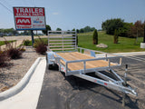 SilverOx 6x12 Single Axle Aluminum Utility Trailer