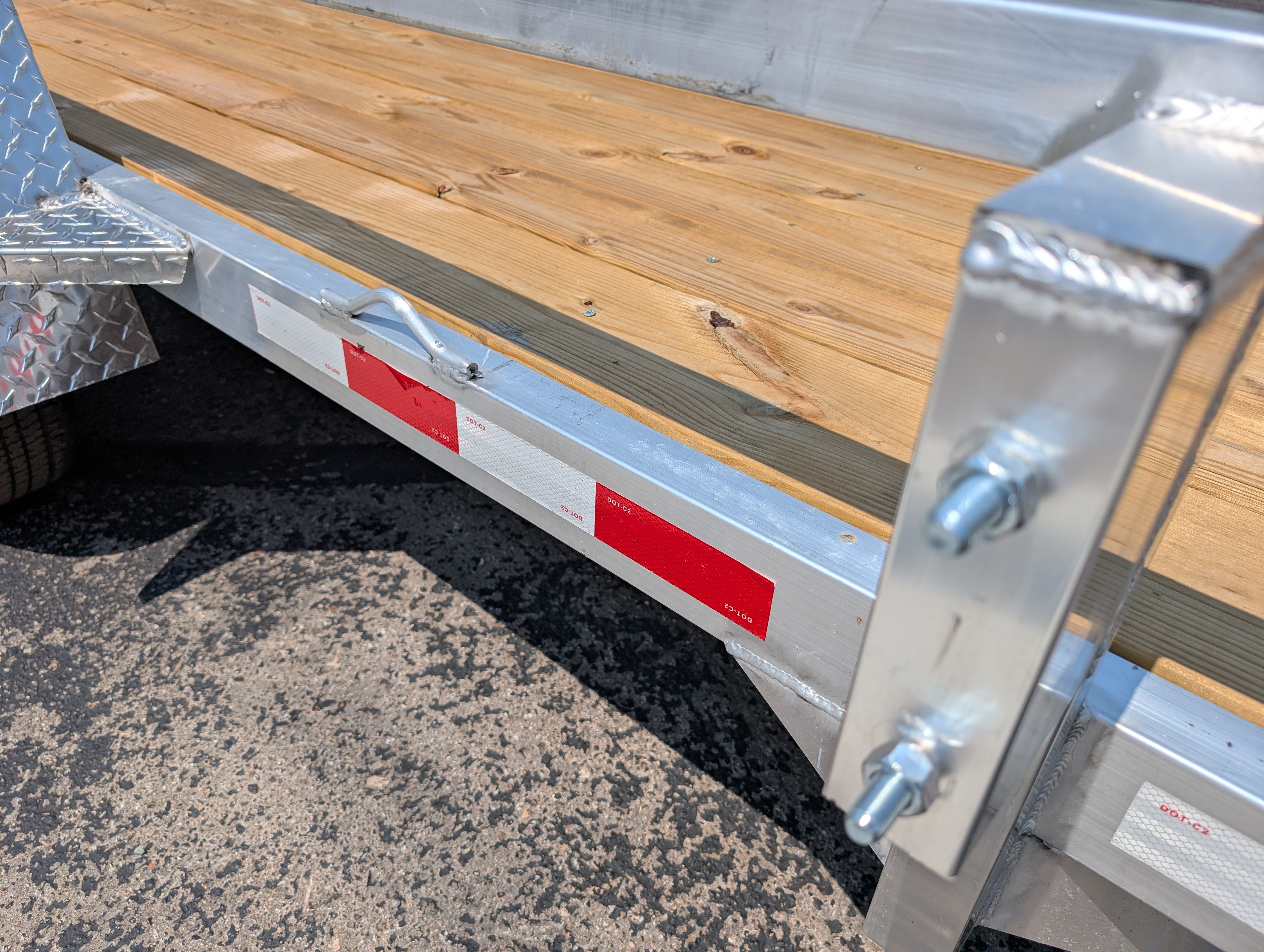 SilverOx 6x12 Single Axle Aluminum Utility Trailer