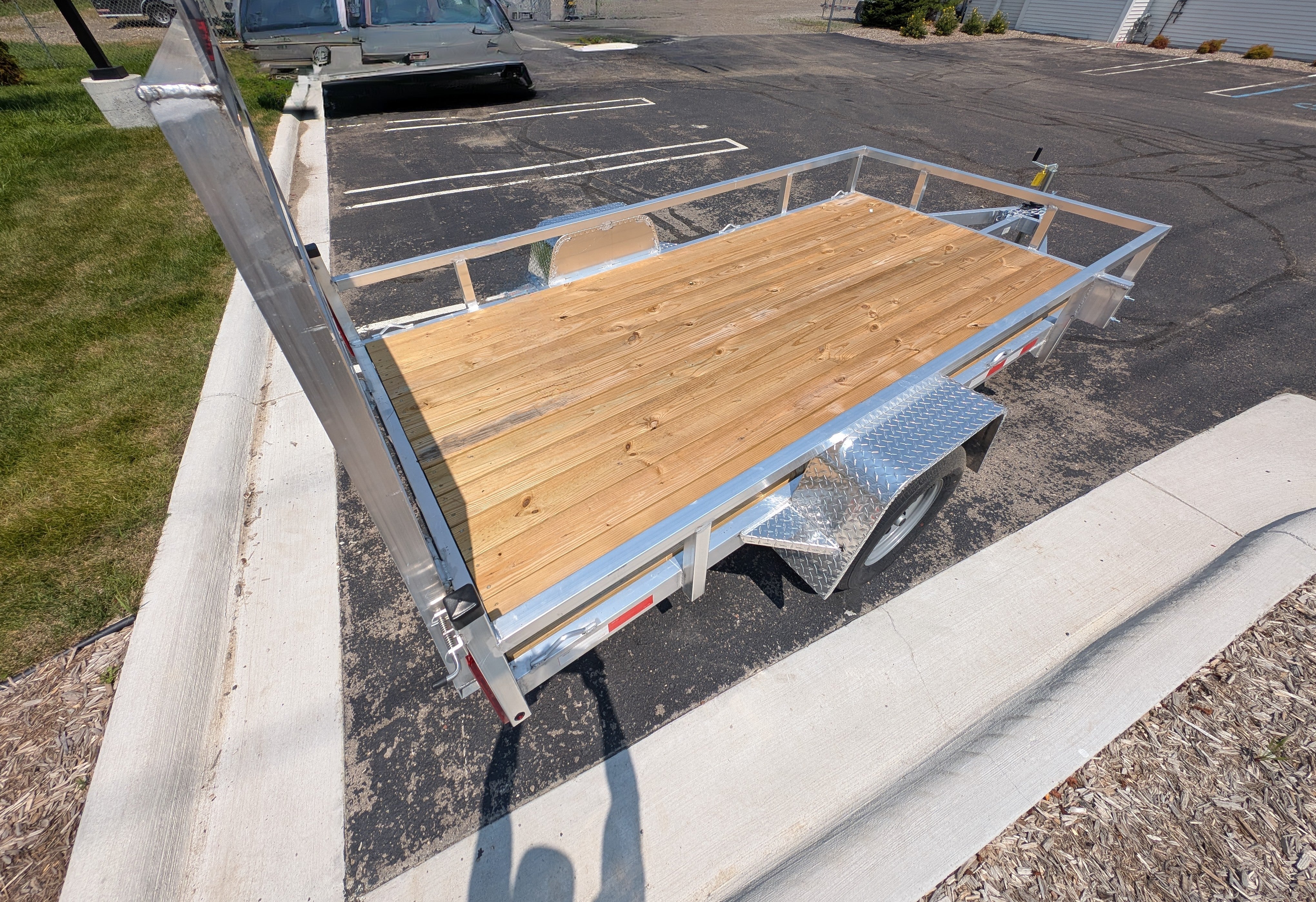 SilverOx 6x12 Single Axle Aluminum Utility Trailer