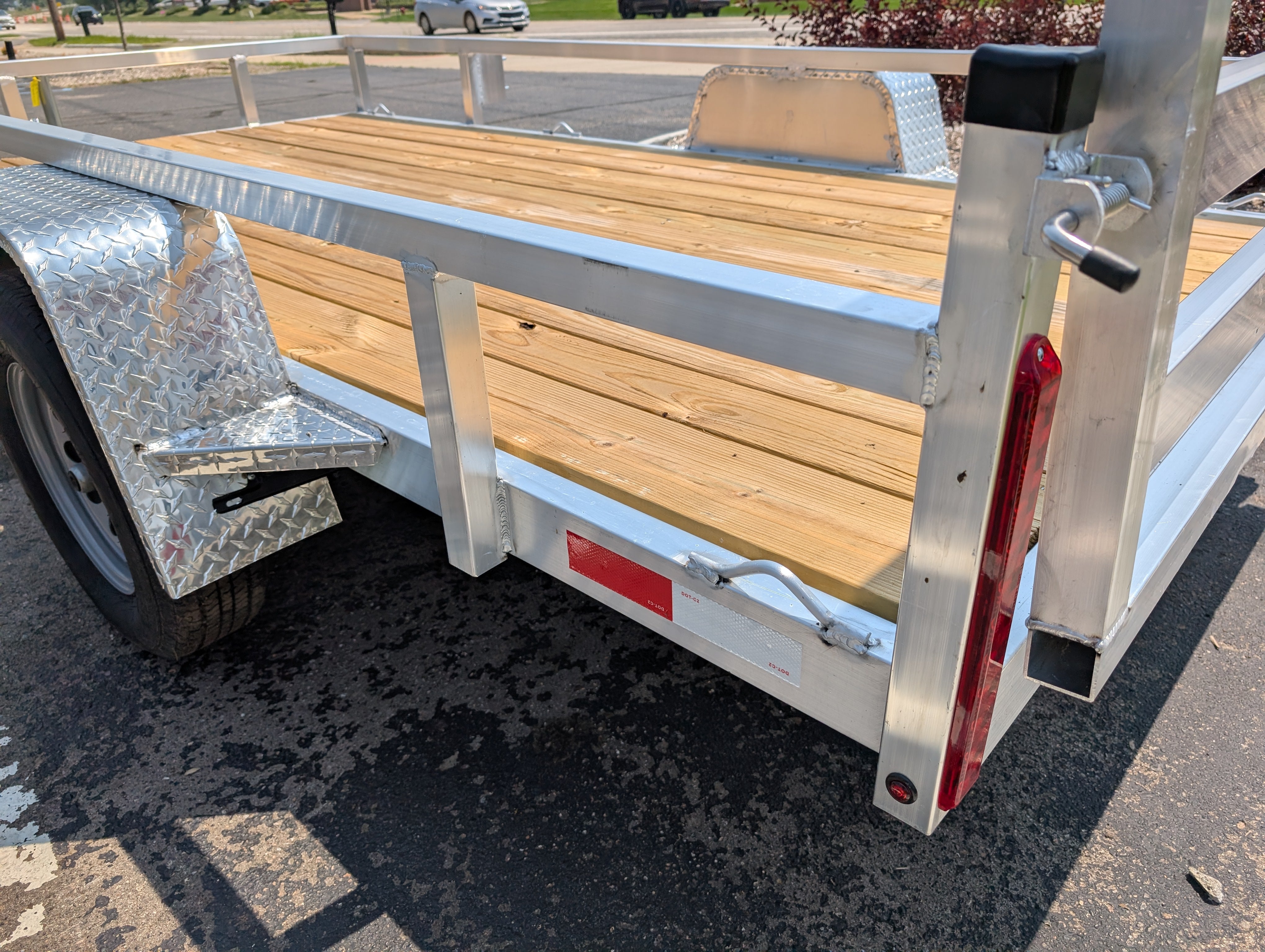 SilverOx 6x12 Single Axle Aluminum Utility Trailer