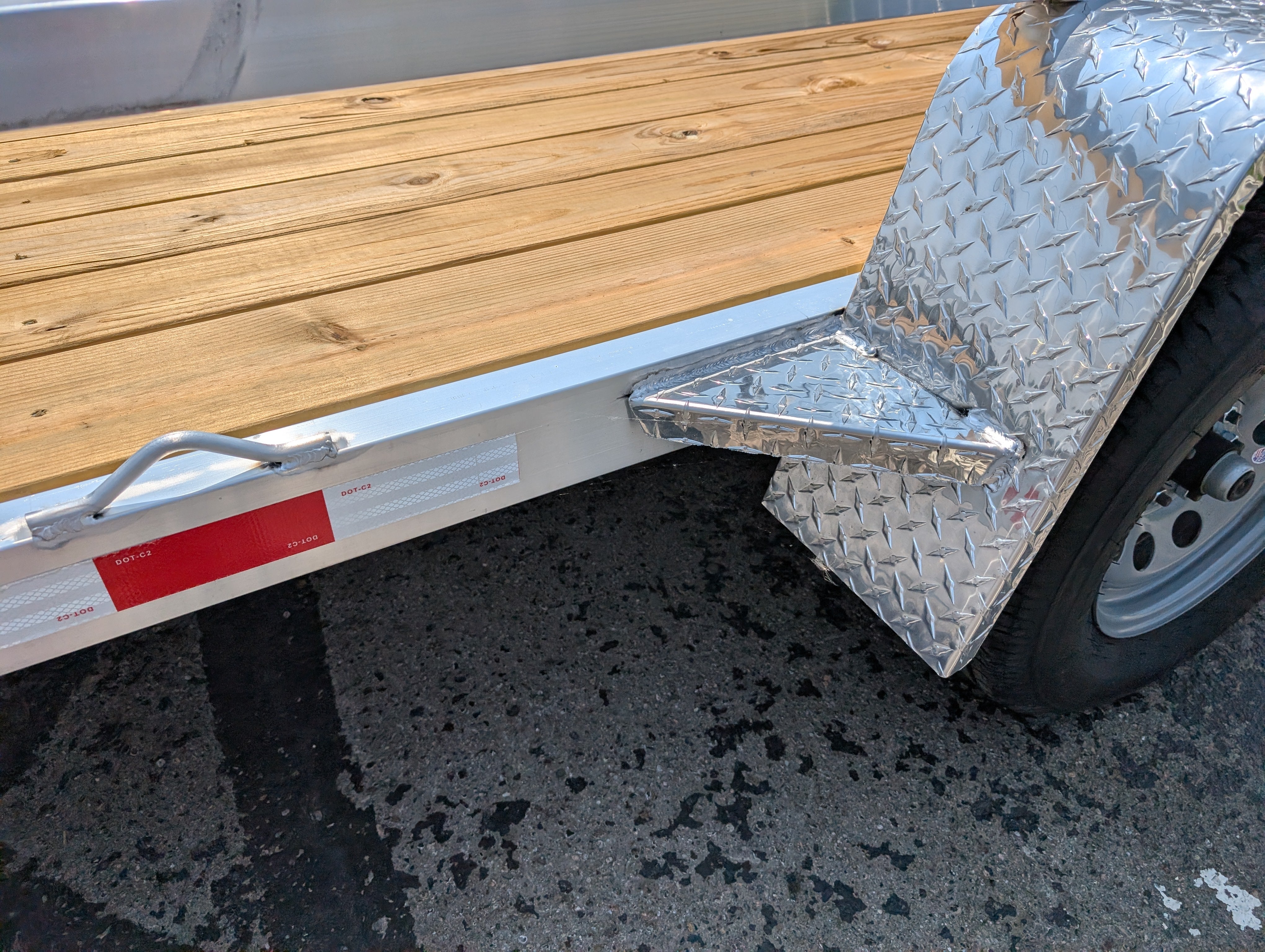 SilverOx 6x12 Single Axle Aluminum Utility Trailer