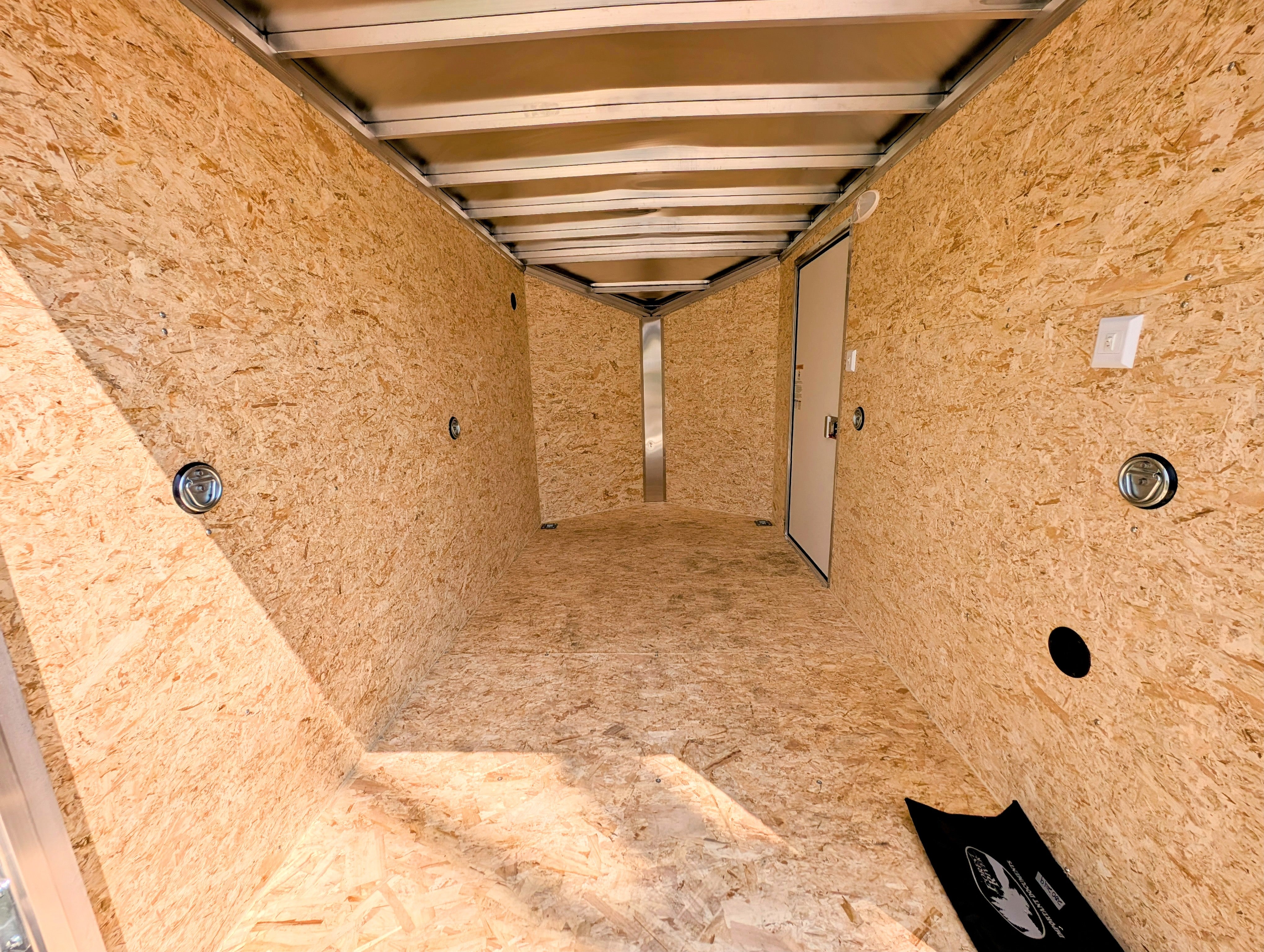 Amerilite Aluminum 6x10 V Nose With Ramp Door Cargo / Enclosed Trailer -Stock# 200249