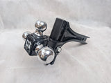 Adjustable Tri-Ball Trailer Hitch Ball Mount (1-7/8 Inch, 2 Inch, 2-5/16 Inch Trailer Balls), Fits 2 Inch Square Receiver, 4.75 Inch Drop, 14,000 lbs. Capacity, Black, 63070