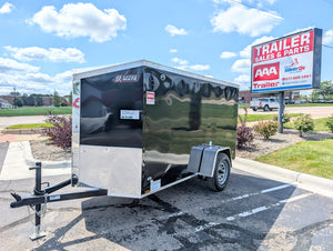 Cargo Mate 5x10 E Series Enclosed Cargo Trailer w Swing Door & Side Door Stock 124610