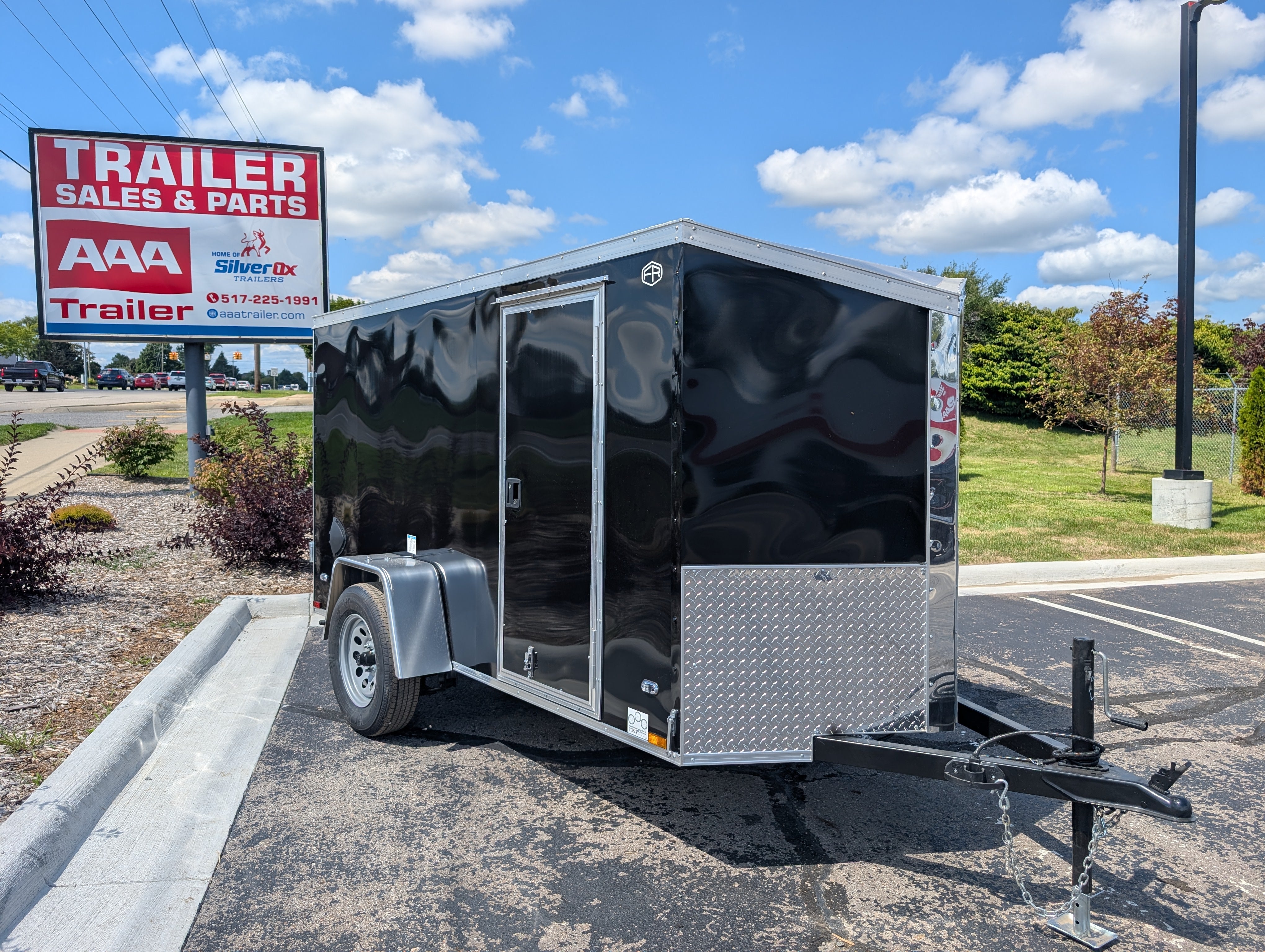 Cargo Mate 5x10 E Series Enclosed Cargo Trailer w Swing Door & Side Door Stock 124610