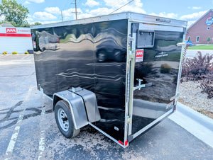 Cargo Mate 5x10 E Series Enclosed Cargo Trailer w Swing Door & Side Door Stock 124610