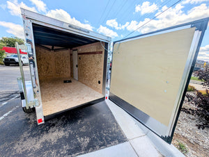 Cargo Mate 5x10 E Series Enclosed Cargo Trailer w Swing Door & Side Door Stock 124610