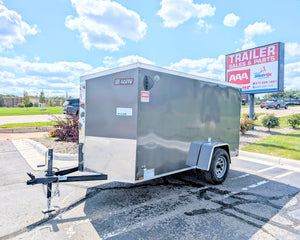Cargo Mate 5x10 E Series Enclosed Cargo Trailer w Swing Door & Side Door Stock 124609