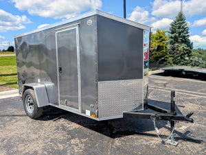 Cargo Mate 5x10 E Series Enclosed Cargo Trailer w Swing Door & Side Door Stock 124609