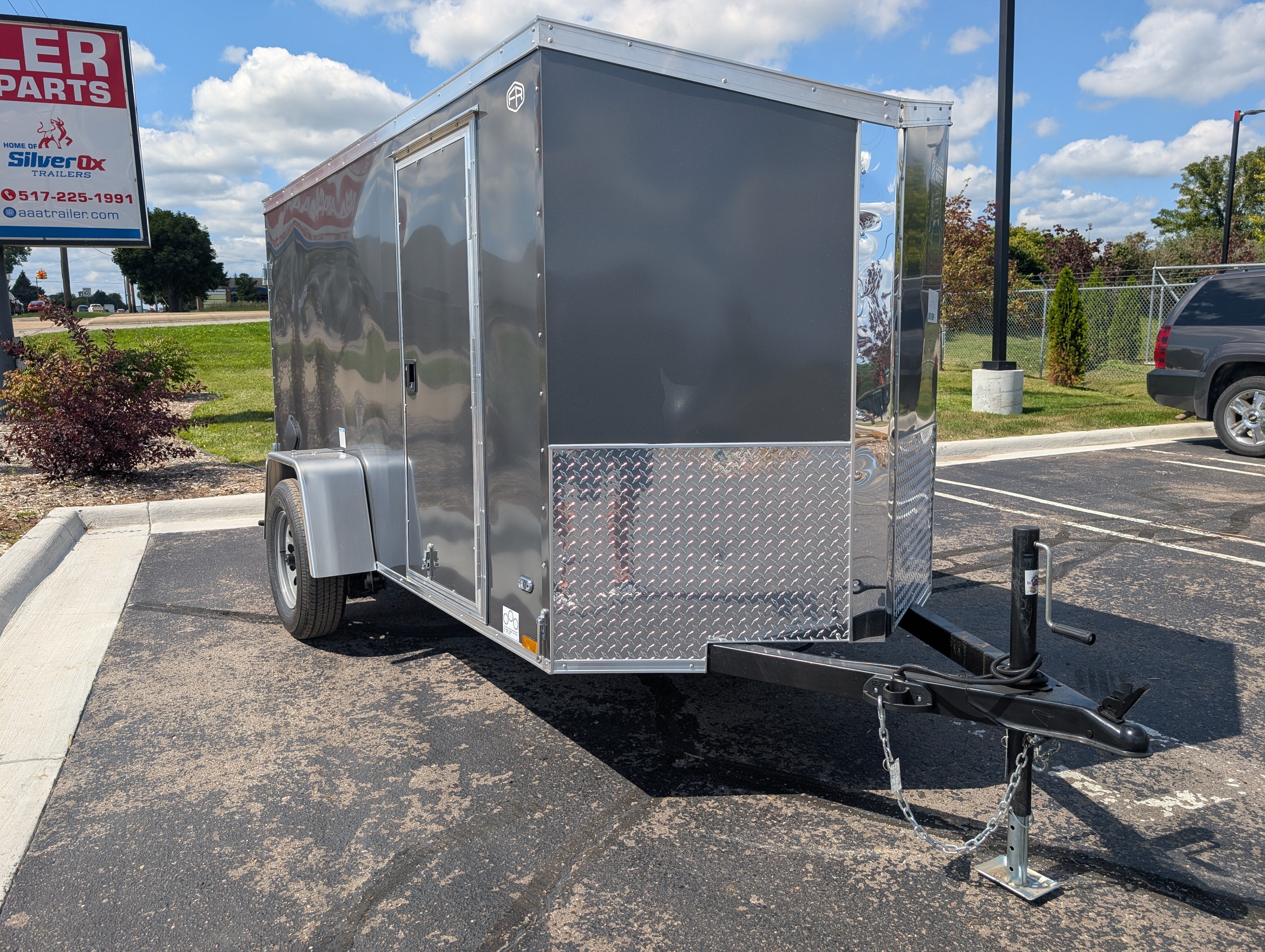 Cargo Mate 5x10 E Series Enclosed Cargo Trailer w Swing Door & Side Door Stock 124609