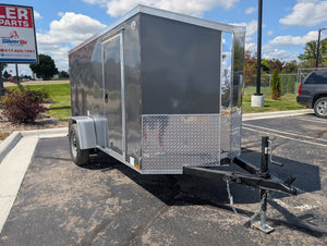 Cargo Mate 5x10 E Series Enclosed Cargo Trailer w Swing Door & Side Door Stock 124609