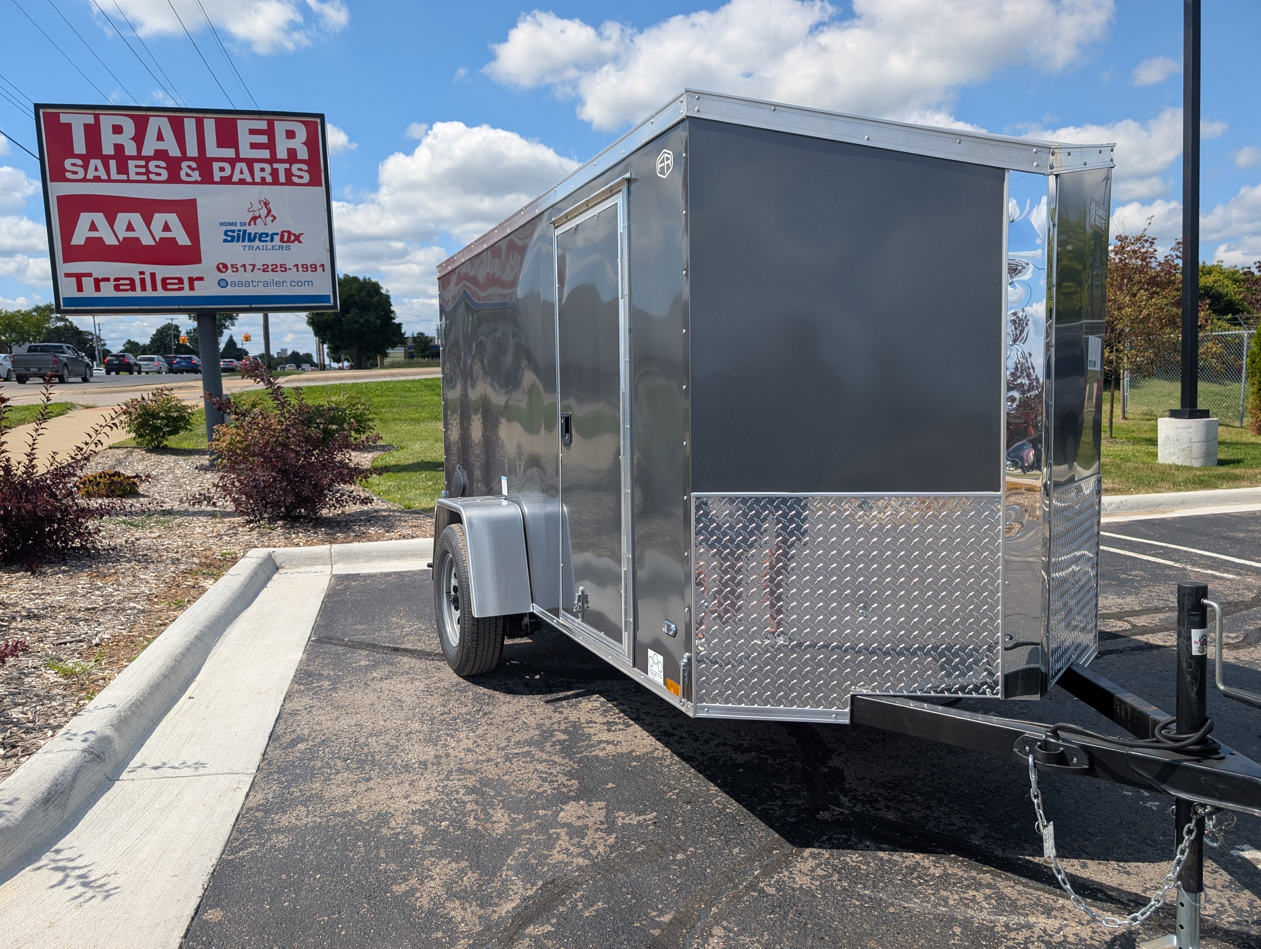 Cargo Mate 5x10 E Series Enclosed Cargo Trailer w Swing Door & Side Door Stock 124609