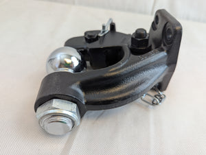 Buyers Products BH82516 8-Ton Combination Hitch, 2-5/16 Inch Ball , 16000 MGTW, Hook W/Coupler Or Lunette Eye