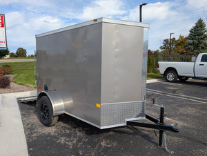 2026 American Hauler Arrow 5x8 Enclosed Cargo Trailer Pewter - Stock #36918