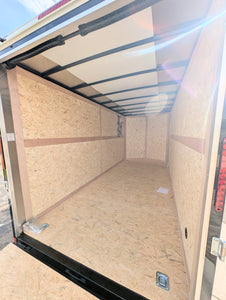 American Hauler 7x16 Tandem Axle Black Enclosed Trailer 90