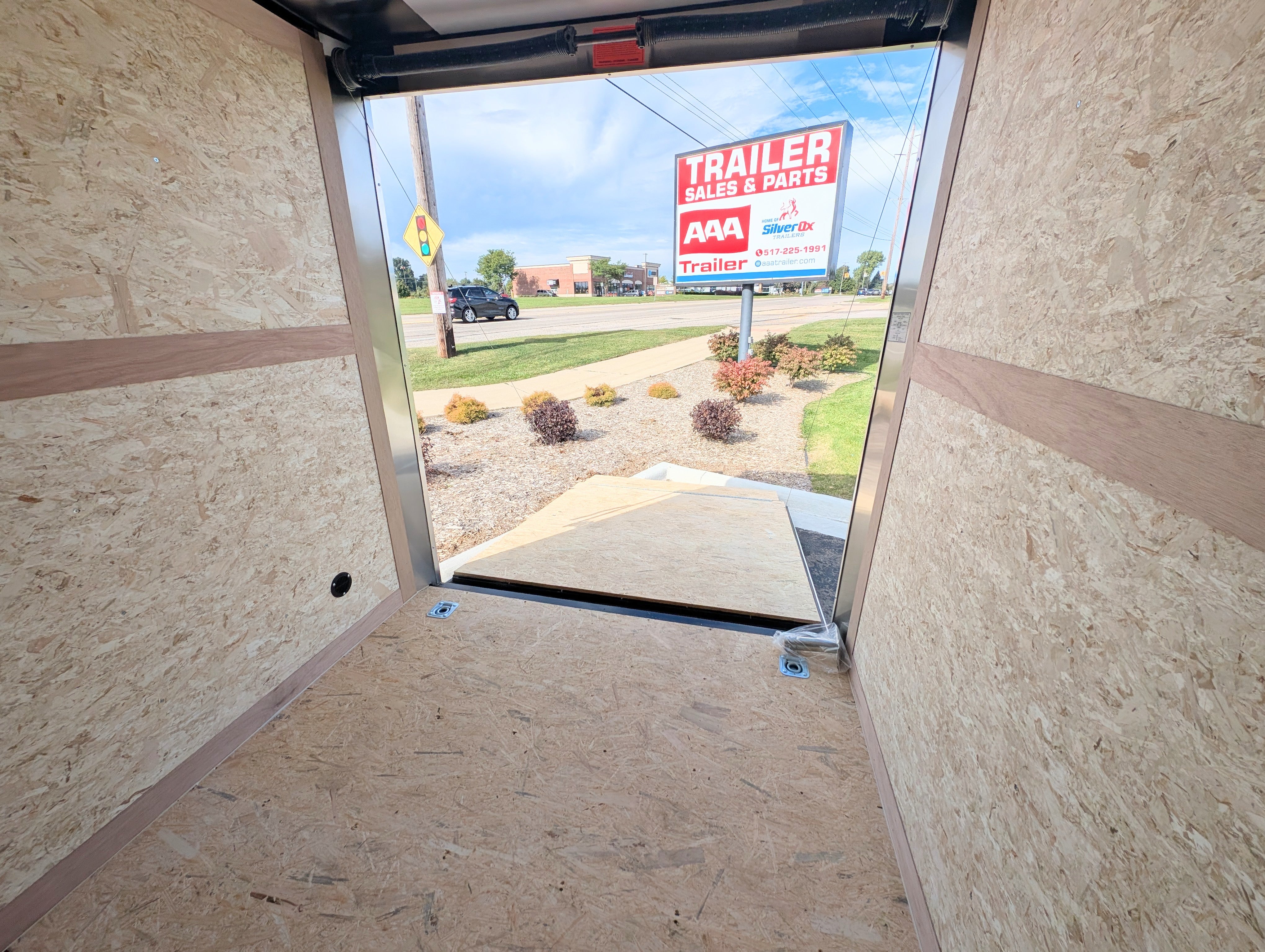 American Hauler 7x16 Tandem Axle Black Enclosed Trailer 90
