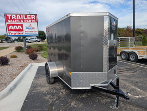 2026 American Hauler Arrow 5x8 Enclosed Cargo Trailer  Gray - 36917