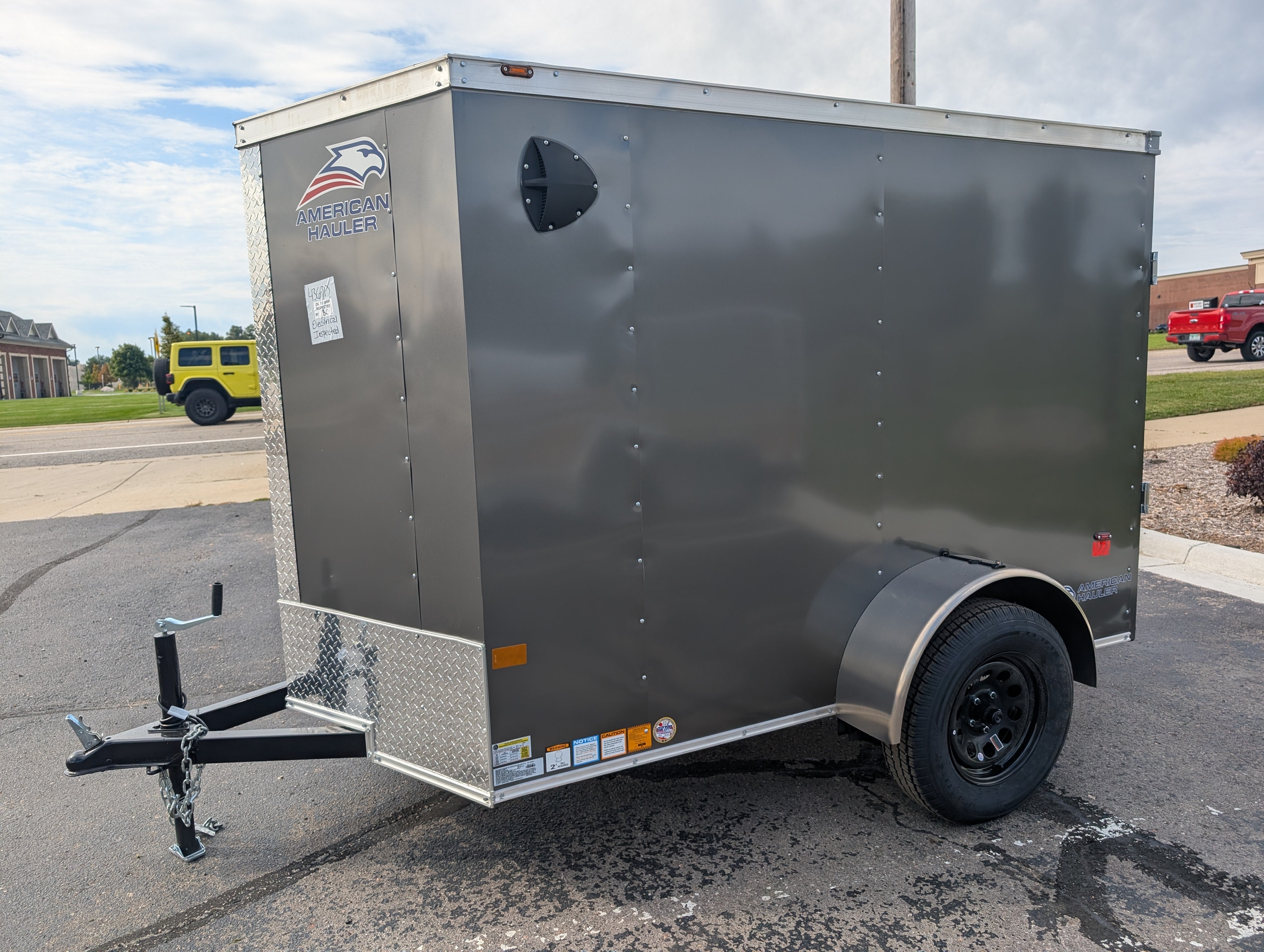 2026 American Hauler Arrow 5x8 Enclosed Cargo Trailer  Gray - 36917