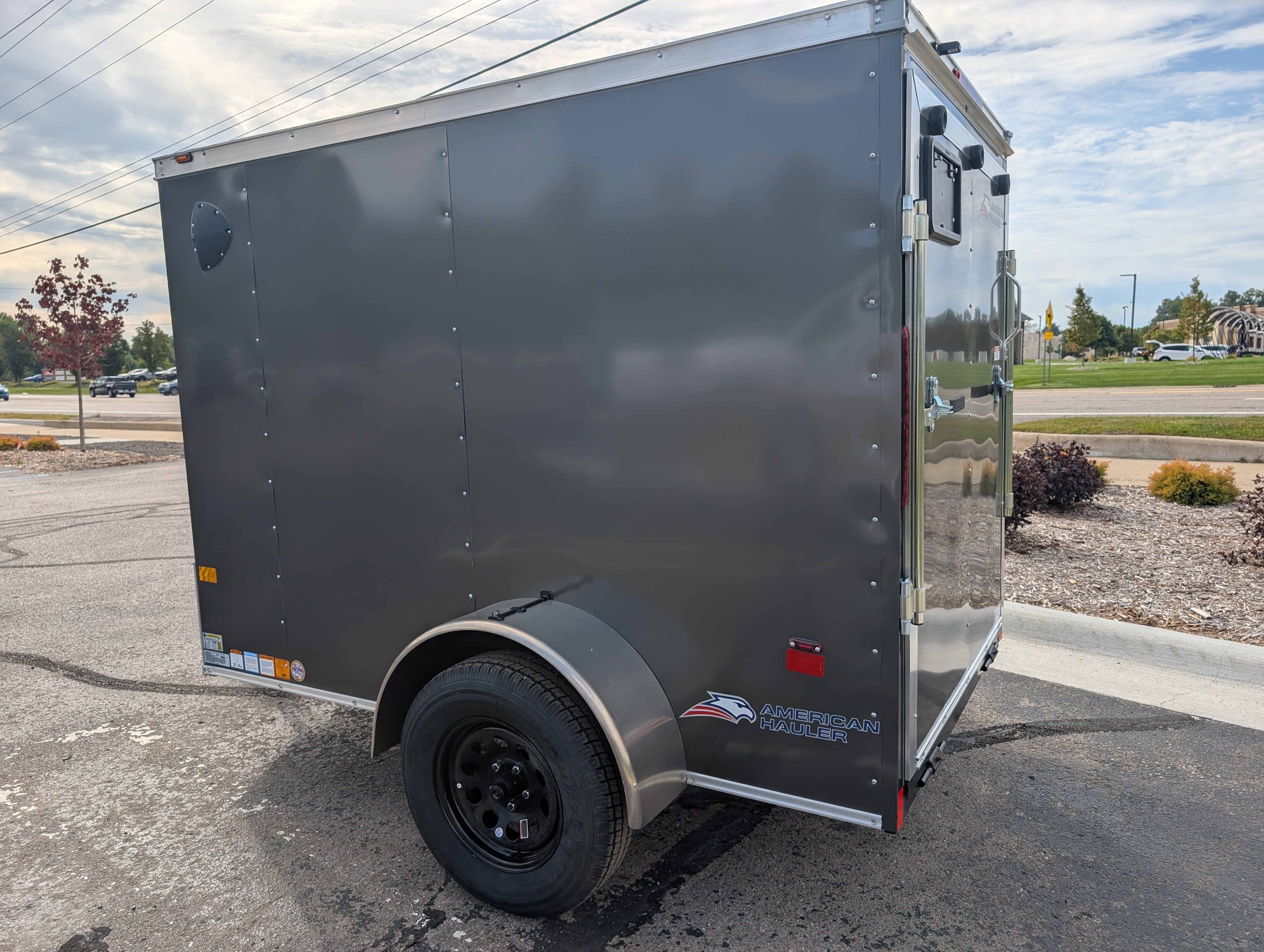 2026 American Hauler Arrow 5x8 Enclosed Cargo Trailer  Gray - 36917