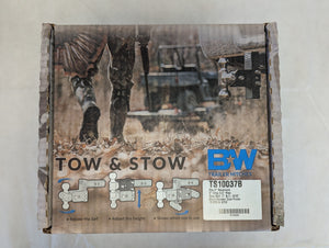 B&W Trailer Hitches Tow & Stow Adjustable Trailer Hitch Ball Mount - Fits 2