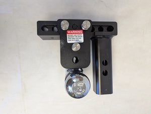 B&W Trailer Hitches Tow & Stow Adjustable Trailer Hitch Ball Mount - Fits 2