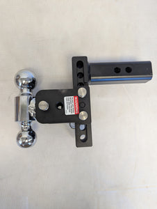 B&W Trailer Hitches Tow & Stow Adjustable Trailer Hitch Ball Mount - Fits 2