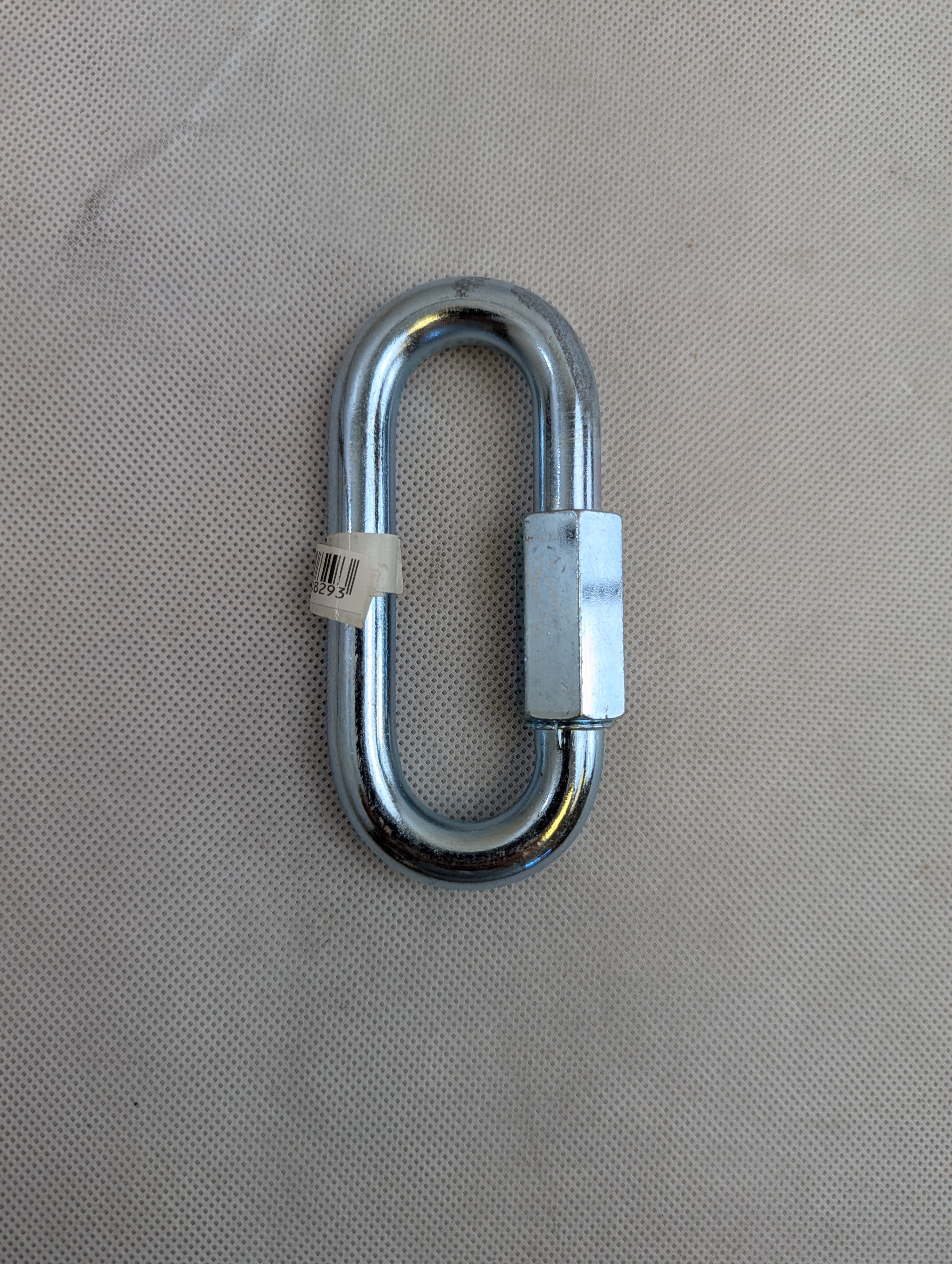 Trailer Safety Chain Quick Link - Zinc Plated, 1/2