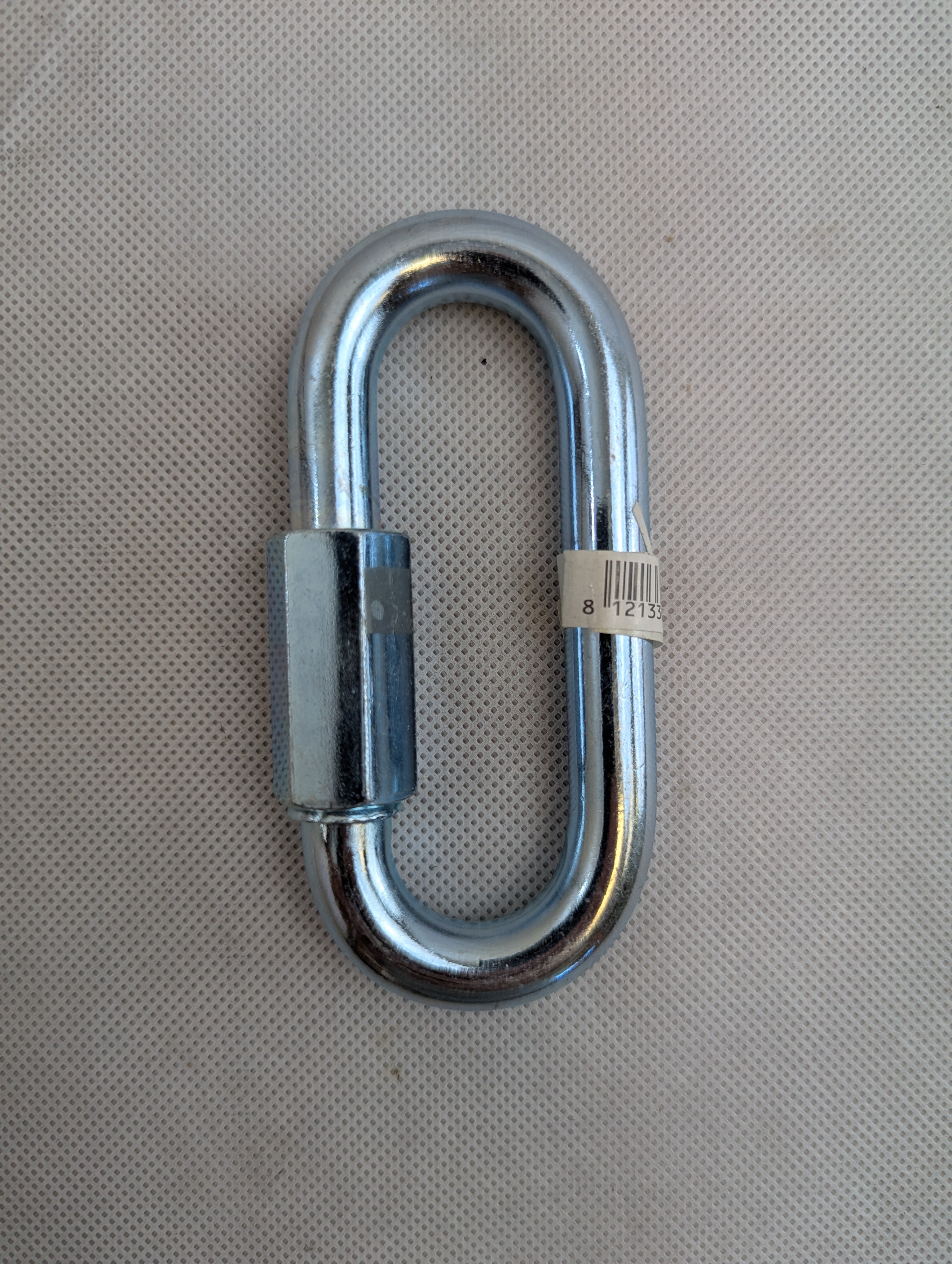 Trailer Safety Chain Quick Link - Zinc Plated, 1/2