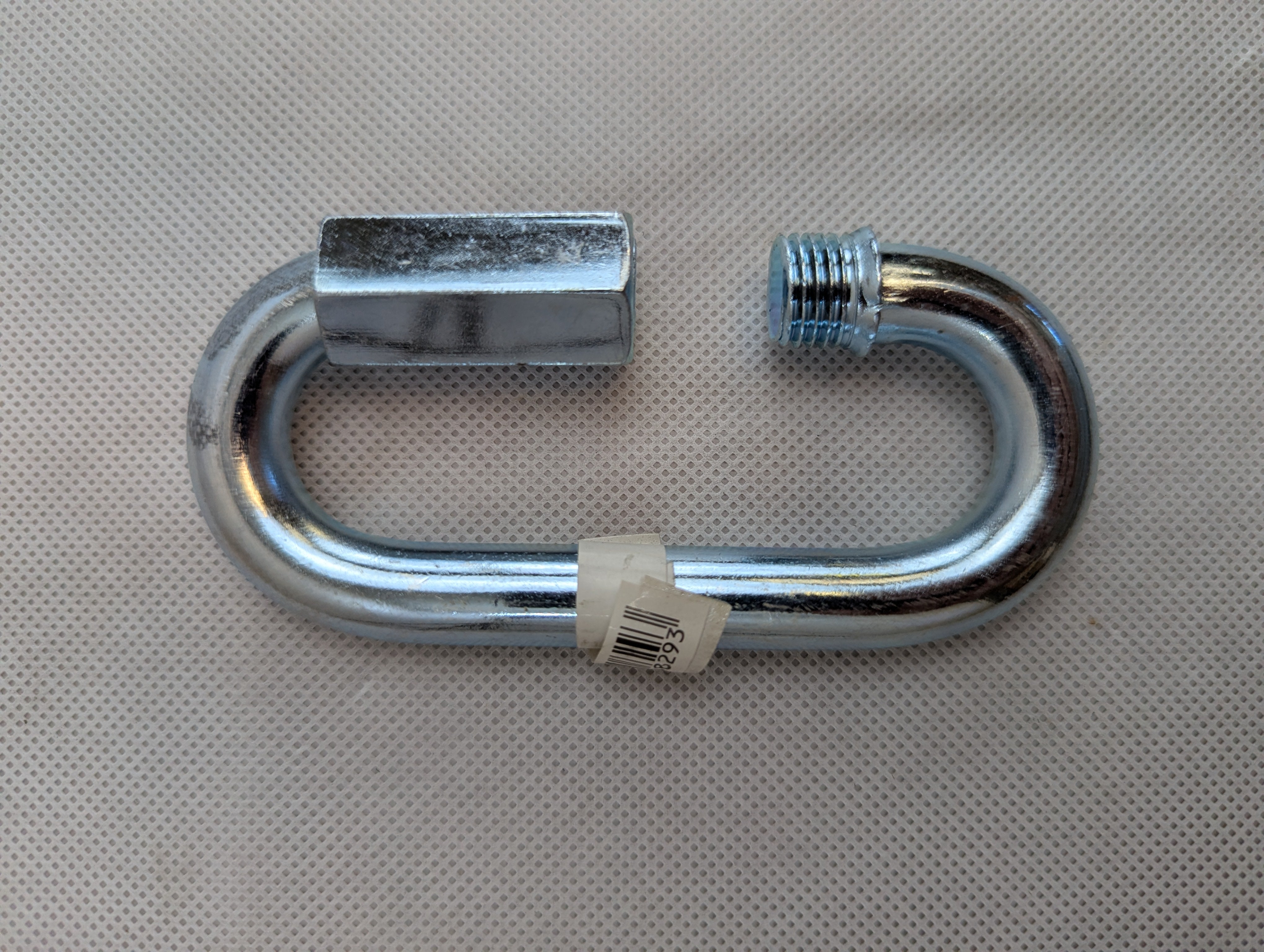 Trailer Safety Chain Quick Link - Zinc Plated, 1/2