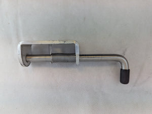 Spring-Loaded Latch, Aluminum Weld On - Silver Ox