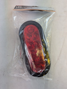 Buyers Products 5626510 6 Inch Red Oval Stop/Turn/Tail Light With 10 LEDs Kit