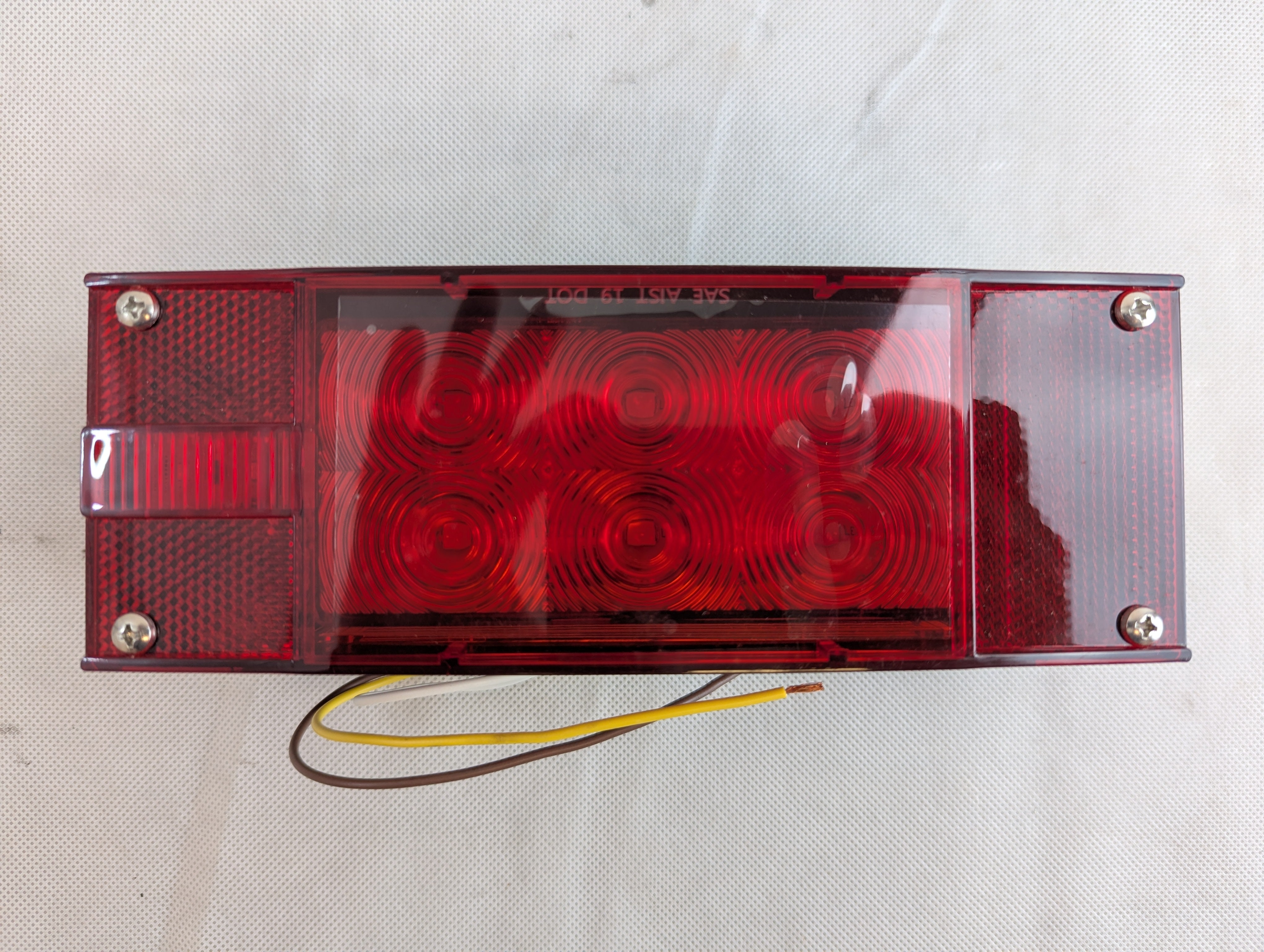 Submersible Rectangle LED Tail Light Set with License Plate Light