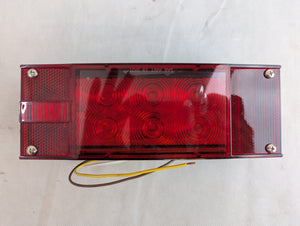 Submersible Rectangle LED Tail Light Set with License Plate Light