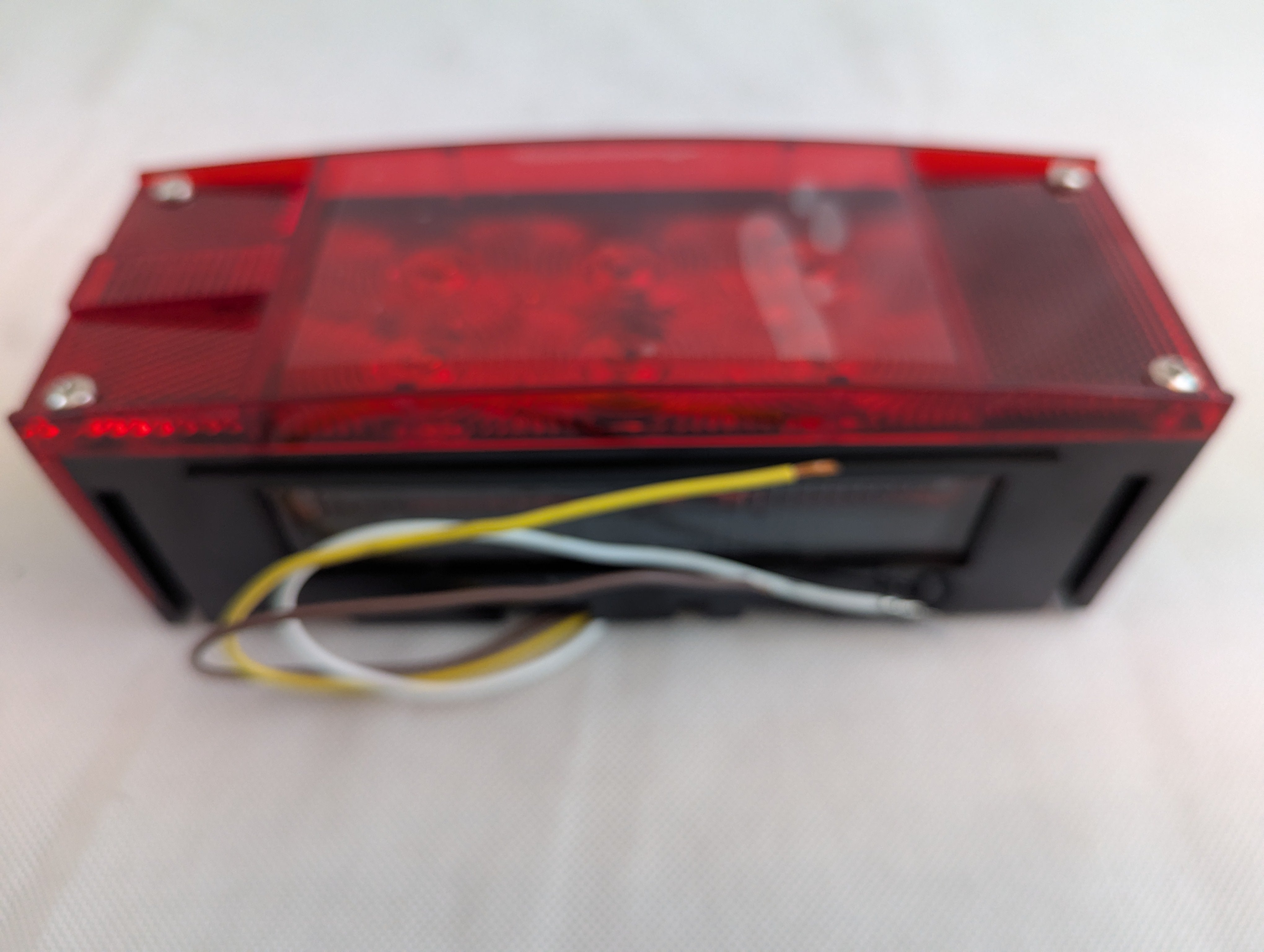 Submersible Rectangle LED Tail Light Set with License Plate Light