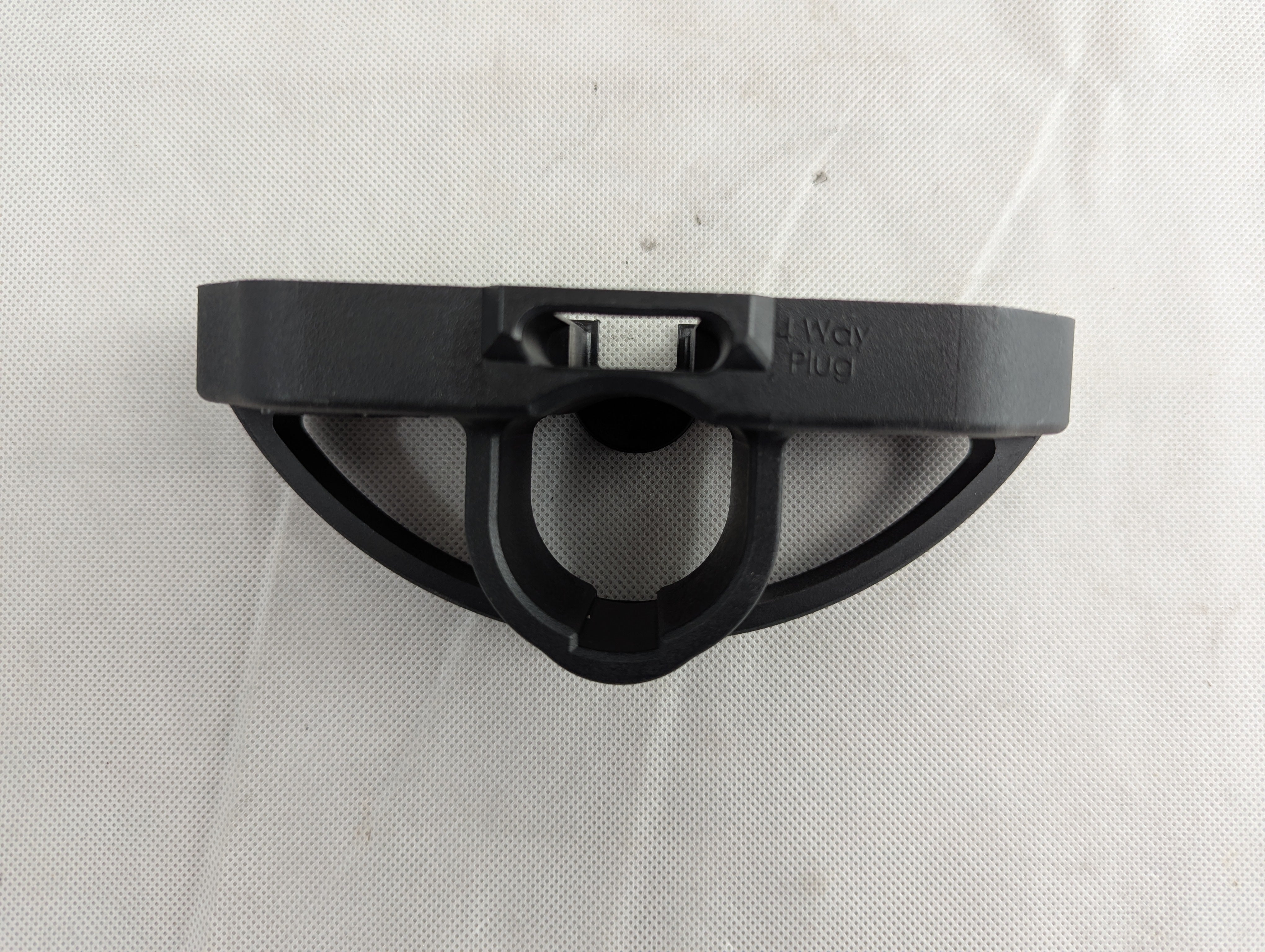 Trailer Towing Organizer for 4 Flat or 7 Way Plug, Heavy Duty Side Hooks Chain Cable Wire Harness Holder